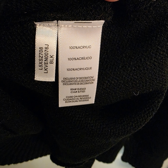 Karl Lagerfeld Black Sweater with Cat Design - Picture 13 of 14